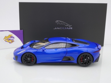 Preview: Almost Real 810606 # Jaguar C-X75 Sportwagen Baujahr 2010 " blaumetallic " 1:18