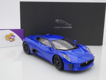 Preview: Almost Real 810606 # Jaguar C-X75 Sportwagen Baujahr 2010 " blaumetallic " 1:18