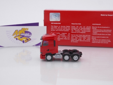 Preview: Herpa 351706 # Renault T facelift 3-achs Zugmaschine in " rot " 1:87