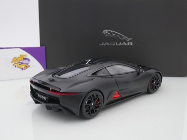 Preview: Almost Real 810605 # Jaguar C-X75 Sportwagen Baujahr 2010 " mattschwarz (Satin Black) " 1:18