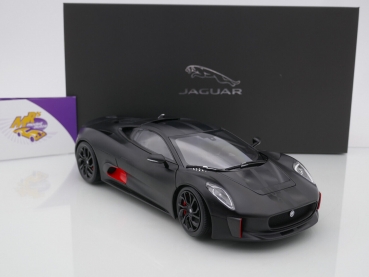 Preview: Almost Real 810605 # Jaguar C-X75 Sportwagen Baujahr 2010 " mattschwarz (Satin Black) " 1:18