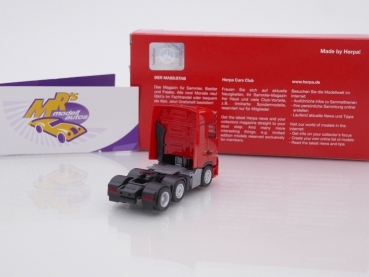 Preview: Herpa 351706 # Renault T facelift 3-achs Zugmaschine in " rot " 1:87