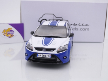 Preview: Ottomobile OT1010 # Ford Focus RS Mk 2 Le Mans Edition Baujahr 2010 " dunkelblau-weiß " 1:18
