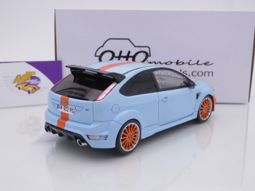 Preview: Ottomobile OT1011 # Ford Focus RS Mk 2 Le Mans Edition Baujahr 2010 " hellblau-orange / GULF Design " 1:18
