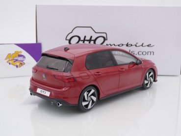 Preview: Ottomobile OT405 # Volkswagen VW Golf VIII GTi Baujahr 2021 " dunkelrotmetallic " 1:18