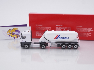 Preview: Herpa 315975 # Mercedes-Benz Actros Streamspace Eutersilo-Sattelzug " Cemex " 1:87