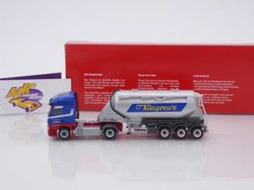 Preview: Herpa 316132 # Mercedes-Benz Actros Streamspace 2.3 Eutersilo-Sattelzug " Kleigrewe " 1:87