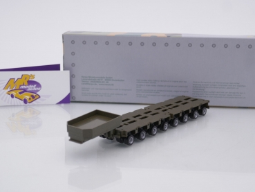 Herpa 746953 # Goldhofer THP-SL Tiefladeauflieger 8a Militärversion " olivegrün " 1:87