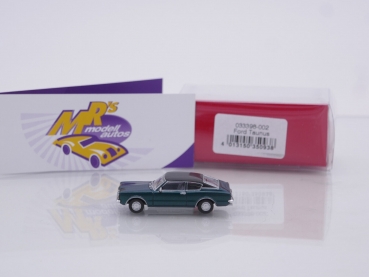 Preview: Herpa 023398-002 # Ford Taunus Coupe Baujahr 1975 " dunkelgrünmetallic-schwarz " 1:87