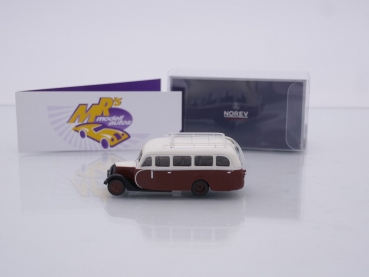 Preview: Norev 159923 # Citroen U23 Autocar Bus Baujahr 1947 " braun-creme " 1:87