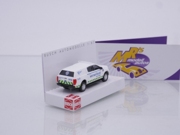 Preview: Busch 52834 # Ford Ranger Pick-Up Polizeiwagen weiß " Polizei Prag - Mestska " 1:87