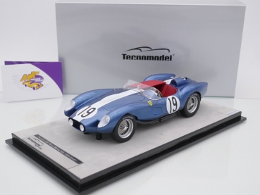 Tecnomodel TM18-254E # Ferrari 250 TR Pontoon Fender Nr.19 24h Le Mans 1958 " F. Tavano - E.D. Martin " 1:18