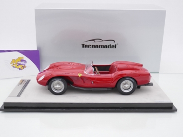 Preview: Tecnomodel TM18-254A # Ferrari 250 TR Pontoon Fender Press Version 1957 in " Rosso Corsa " 1:18