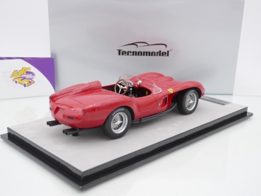 Preview: Tecnomodel TM18-254A # Ferrari 250 TR Pontoon Fender Press Version 1957 in " Rosso Corsa " 1:18