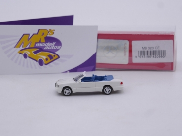 Preview: Herpa 420990 # Mercedes Benz 320 CE-24 Baujahr 1992-1997 " weiß " 1:87