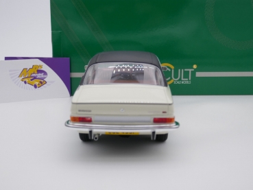 Cult CML157-3 # Morris Marina HL Saloon Baujahr 1977-1979 " weiß - schwarz " 1:18