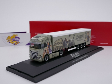 Herpa 122139 # Iveco S-Way Schubboden-Sattelzug " Perrotti / Gladiatore " 1:87
