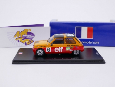 Preview: Spark SF151 # Renault 5 Alpine Turbo Nr.6 Rallye 1984 " Jean Ragnotti " 1:43