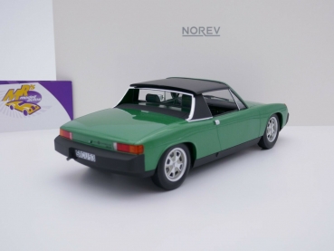Preview: Norev 187685 # Volkswagen Porsche 914-6 Baujahr 1973 " dunkelgrünmetallic " 1:18