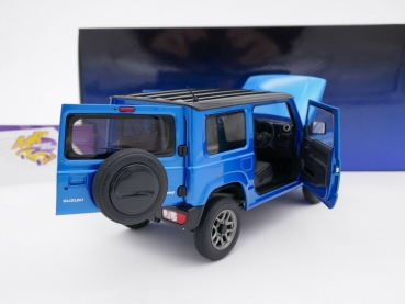 AUTOart 78502 # Suzuki Jimny (JB64) RHD Baujahr 2018 " brisk blaumetallic " 1:18