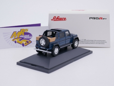 Preview: Schuco Pro.R64 20013 # Mercedes-Maybach G650 Landaulet Baujahr 2020 " blaumetallic " 1:64