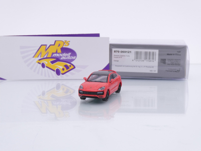 Minichamps 870069121 # Porsche Cayenne Turbo Coupe Baujahr 2019 " orange " 1:87