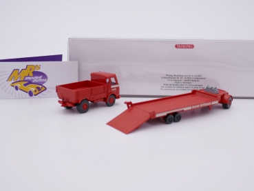 Preview: Wiking 0490 02 # Mercedes Benz Pullman Tieflade-SZ " Clark Ruhr Intrans " 1:87