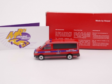 Preview: Herpa 096362 # MAN TGE Bus FD Einsatzfahrzeug " Feuerwehr Augsburg " 1:87