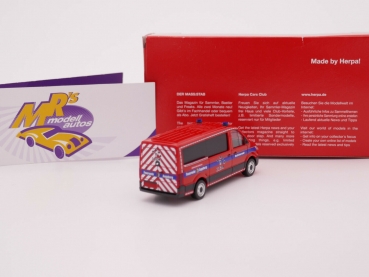 Preview: Herpa 096362 # MAN TGE Bus FD Einsatzfahrzeug " Feuerwehr Augsburg " 1:87