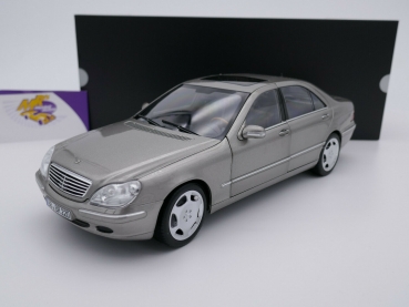 Norev B66040660 # Mercedes Benz S 600 (V220) S-Klasse Baujahr 2000-2005 " cubanitsilber " 1:18