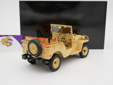 Preview: Kyosho 08959BE # Toyota Land Cruiser BJ 4x4 Baujahr 1951 " beige " 1:18