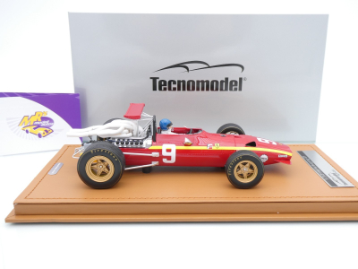 Preview: Tecnomodel TM18-317C # Ferrari 312 F1 #9 Nürburgring GP 1968 " Jacky Ickx " 1:18