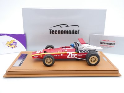 Preview: Tecnomodel TM18-317A # Ferrari 312 F1 #26 Frankreich F1 GP 1968 " Jacky Ickx " 1:18
