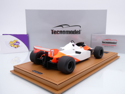 Preview: Tecnomodel TM18-385E # McLaren MP4/1C F1 #7 Test Silverstone 1983 " Ayrton Senna " 1:18