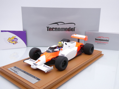Tecnomodel TM18-402E # McLaren MP4/1C F1 #7 Test Silverstone 1983 " Ayrton Senna " 1:18