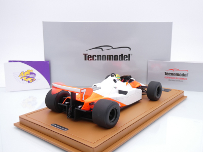 Preview: Tecnomodel TM18-402E # McLaren MP4/1C F1 #7 Test Silverstone 1983 " Ayrton Senna " 1:18