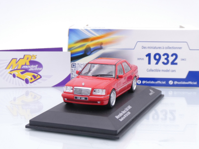 Solido S4313204 # Mercedes-Benz E60 AMG W124 Baujahr 1993 " Signalrot " 1:43