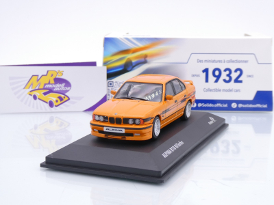 Solido S4310407 # BMW Alpina B10 (E34) Biturbo Baujahr 1994 " orange-schwarz " 1:43