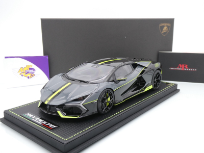 MR Collection LAMBO058SE10 # Lamborghini Revuelto 2023 " Grigio Telesto " 1:18