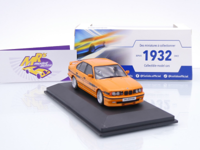Preview: Solido S4310407 # BMW Alpina B10 (E34) Biturbo Baujahr 1994 " orange-schwarz " 1:43