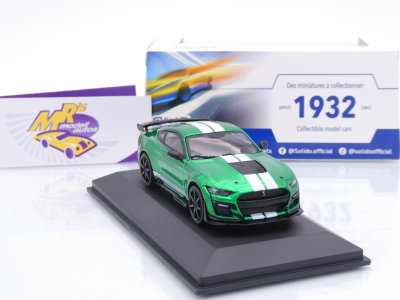 Preview: Solido S4311511 # Ford Mustang Shelby GT500 Fast Track Baujahr 2020 " grünmetallic " 1:43