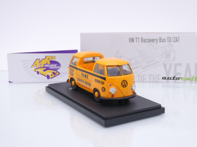 Preview: Autocult 99125 # Double VW T1 Recovery Bus Baujahr 1962 " Heinz Service Station " mit Jahresbuch USB Stick 1:43