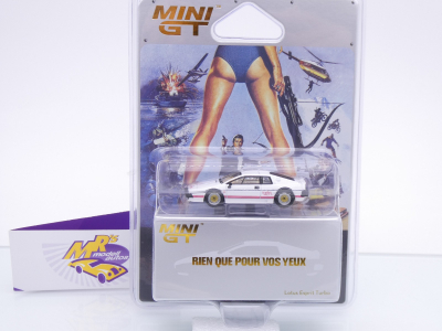 TSM MINI GT MGT00907-007F # Lotus Esprit " James Bond Your Eyes Only FRA " 1:64