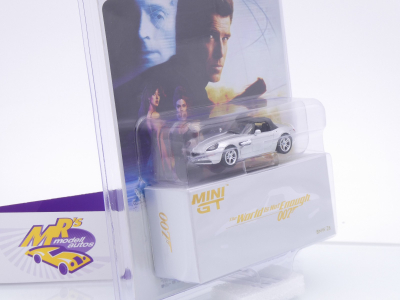 Preview: TSM MINI GT MGT00906-007E # BMW Z8 " James Bond World is not Enough ENG " 1:64