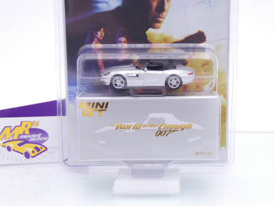 Preview: TSM MINI GT MGT00906-007E # BMW Z8 " James Bond World is not Enough ENG " 1:64