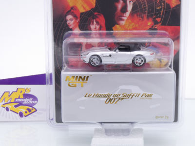 Preview: TSM MINI GT MGT00906-007F # BMW Z8 " James Bond World is not Enough FRA " 1:64