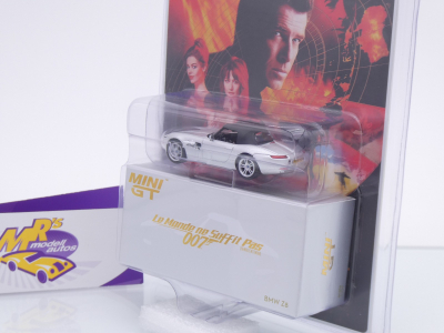 Preview: TSM MINI GT MGT00906-007F # BMW Z8 " James Bond World is not Enough FRA " 1:64