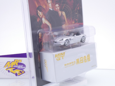 Preview: TSM MINI GT MGT00906-007TC # BMW Z8 " James Bond World is not Enough CHN " 1:64