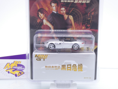Preview: TSM MINI GT MGT00906-007TC # BMW Z8 " James Bond World is not Enough CHN " 1:64