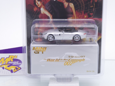 Preview: TSM MINI GT MGT00906-007J # BMW Z8 " James Bond World is not Enough JPN " 1:64